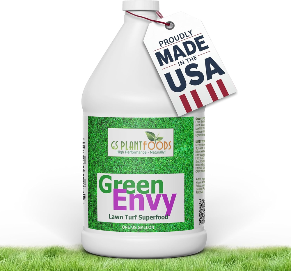 Green Envy Liquid Lawn Food / Fertilizer Concentrate for Any Grass Type (1 Gallo
