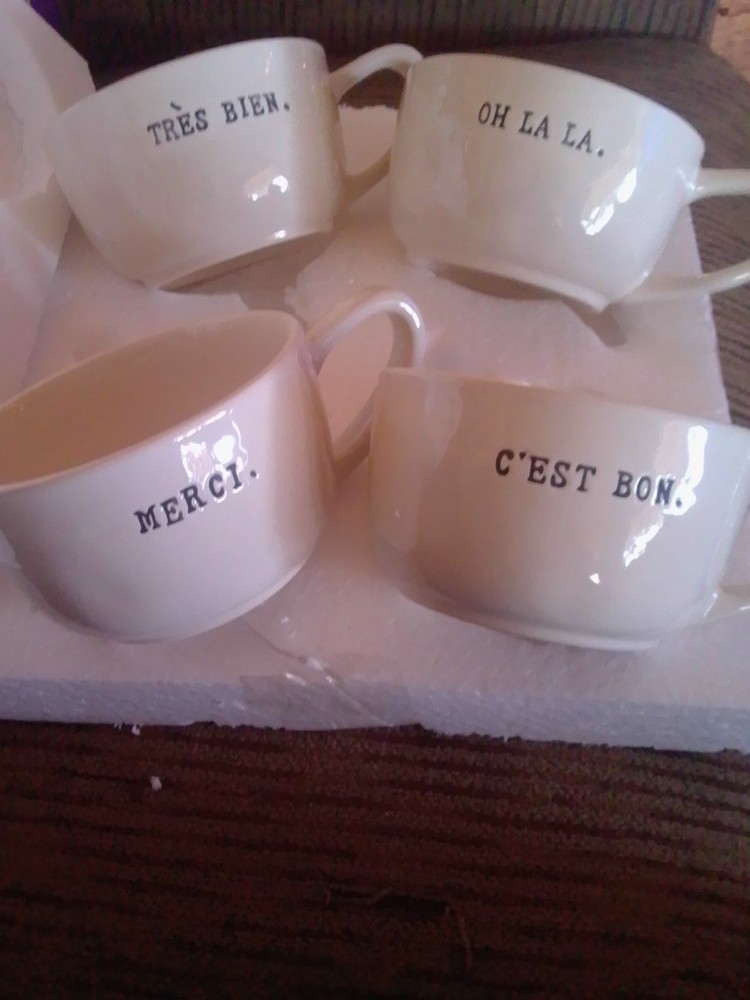 *VERY RARE* Rae Dunn Set Of 4 Soup Bowls