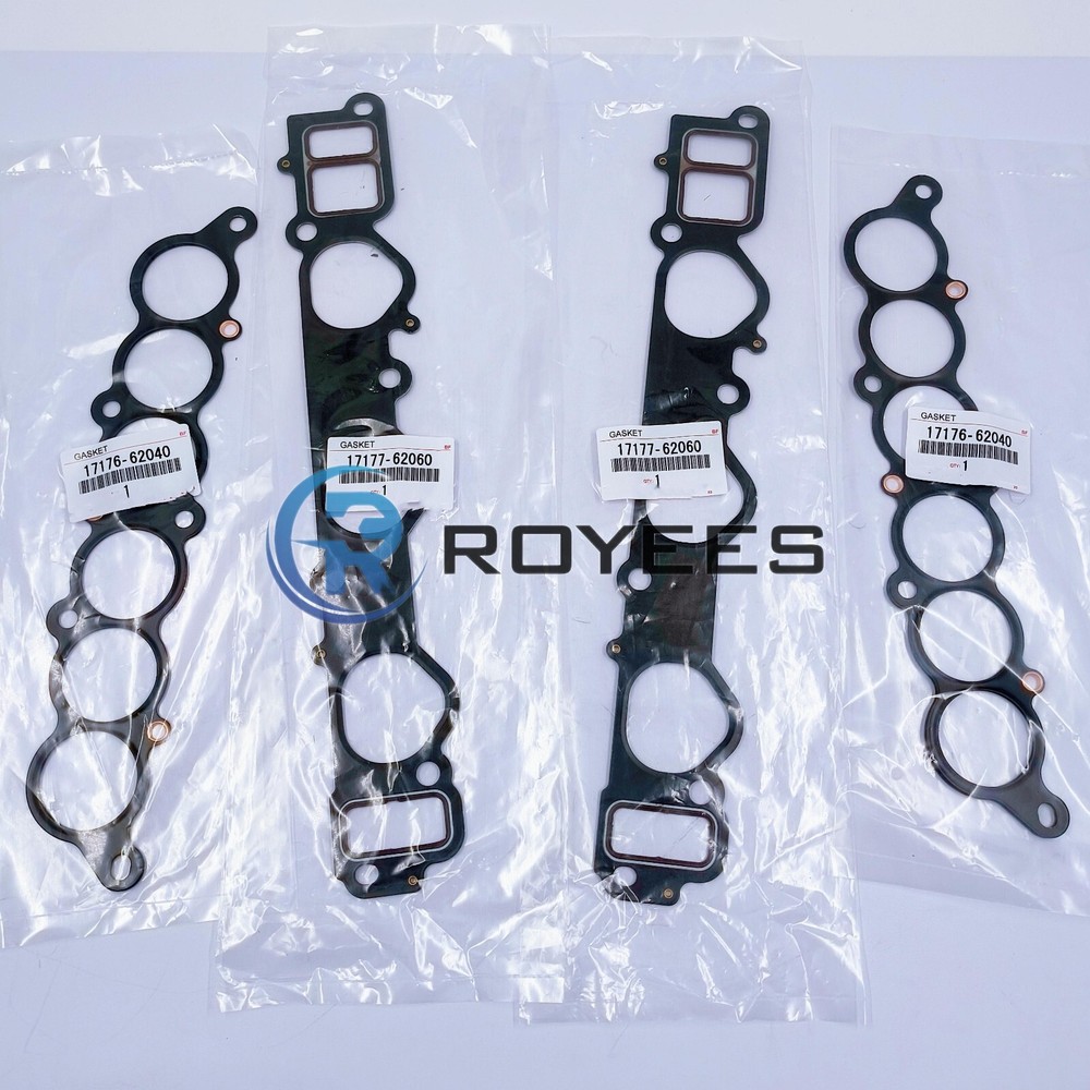 Toyota Tacoma Tundra 4Runner Intake Manifold Gasket 17176-62040 17177-62060  