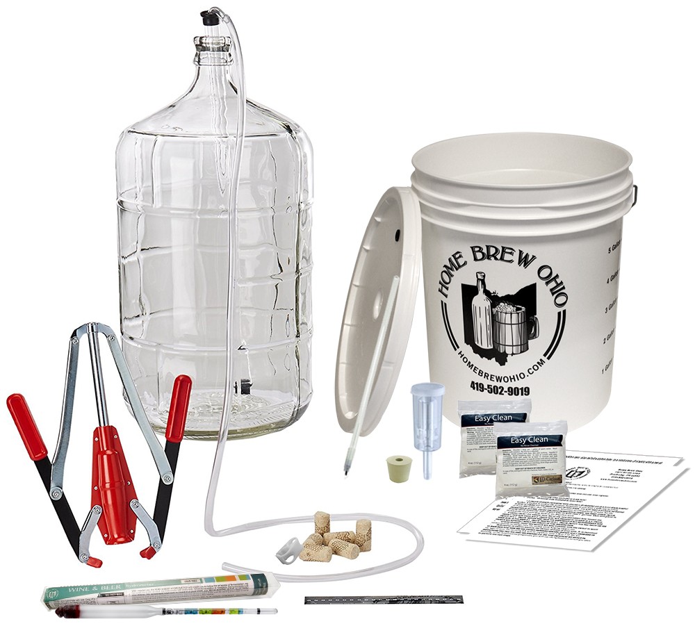 Premium Wine Making Equipment Kit - with Auto-Syphon
