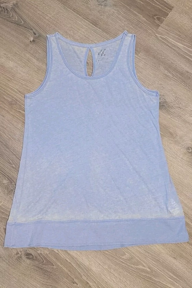 Calvin Klein Women's Blue Tank Top Size S
