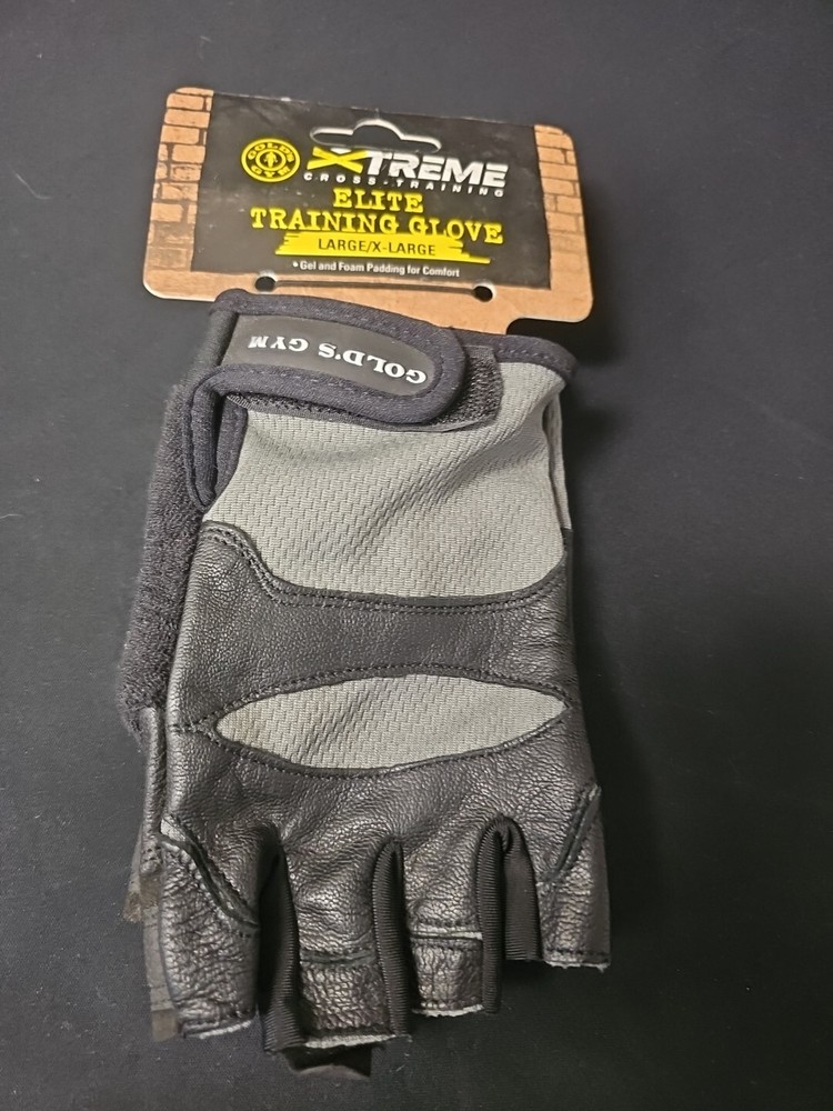Golds Gym Classic Training Gloves Workout Gloves Weightlifting LARGE/XL NWT