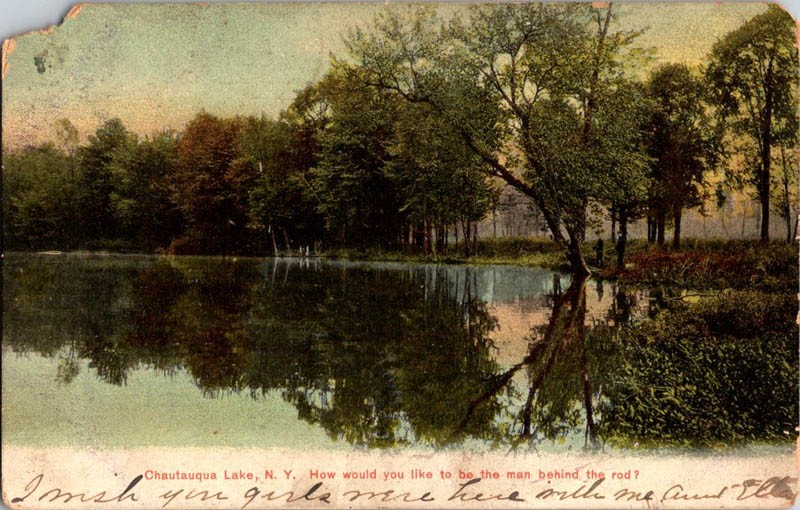 Chautauqua Lake - Jamestown New York NY : WATER SCENE m/14 AV2290