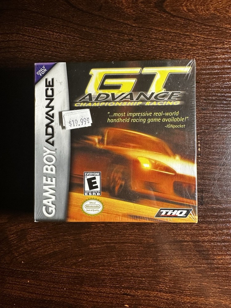 GT Advance Championship Racing Nintendo Game Boy Advance GBA 2001 New Sealed
