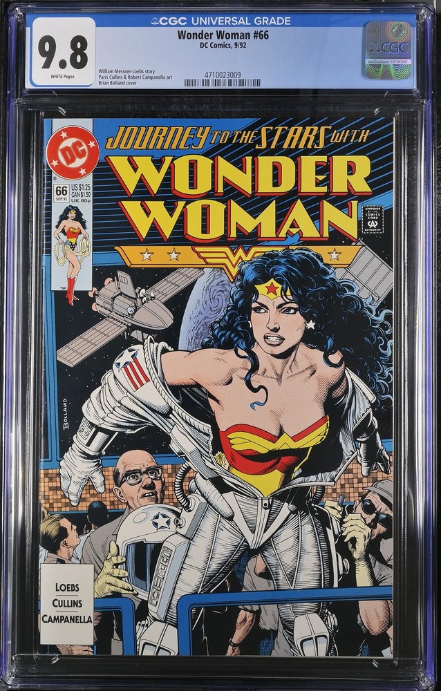 Wonder Woman 66 CGC 9.8 Brian Bolland Cover
