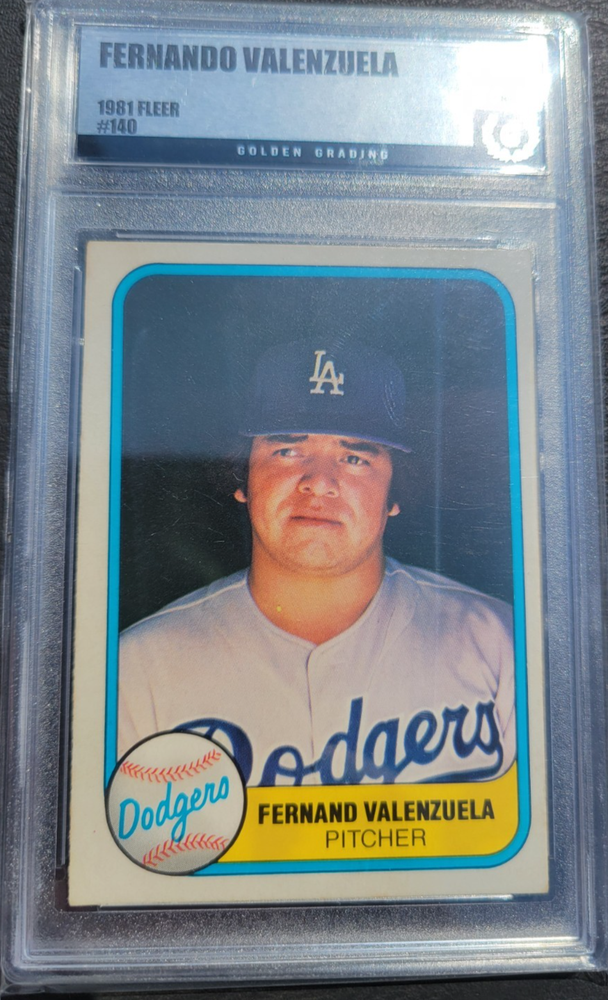 1981 Fleer - Fernando Valenzuela #140 Name Misspelled as Fernand (RC)