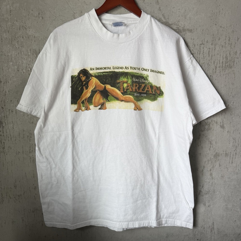 Vintage 1999 Walt Disney Tarzan Movie Promo T Shirt XL 90s