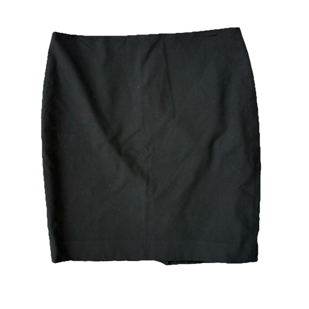 Banana Republic Black Stretch Zipper Mini Skirt  Work Office Party  sz 6 Classy