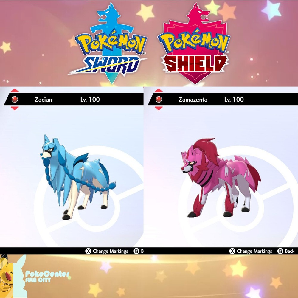 Zacian Shiny ✨ Zamazenta Shiny Event 💙 GAMESTOP Event 💙 Rusted Sword & Shield