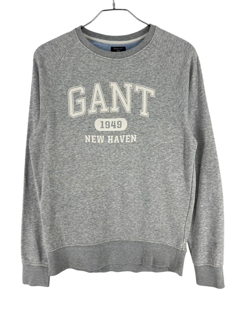 GANT Crew Neck Grey Jumper Pullover Sweater Men Size S