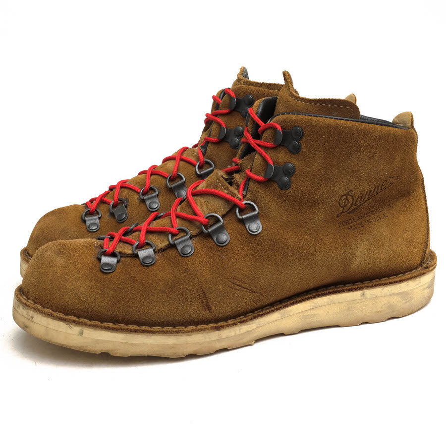 Danner Mountain Light Tan Suede Boots Brown Mens US 9.5