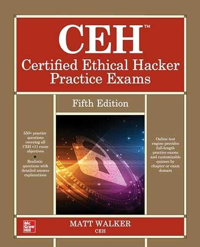 CEH Certified Ethical Hacker Practice Exams, Fifth - Paperback, by WALKER - Good