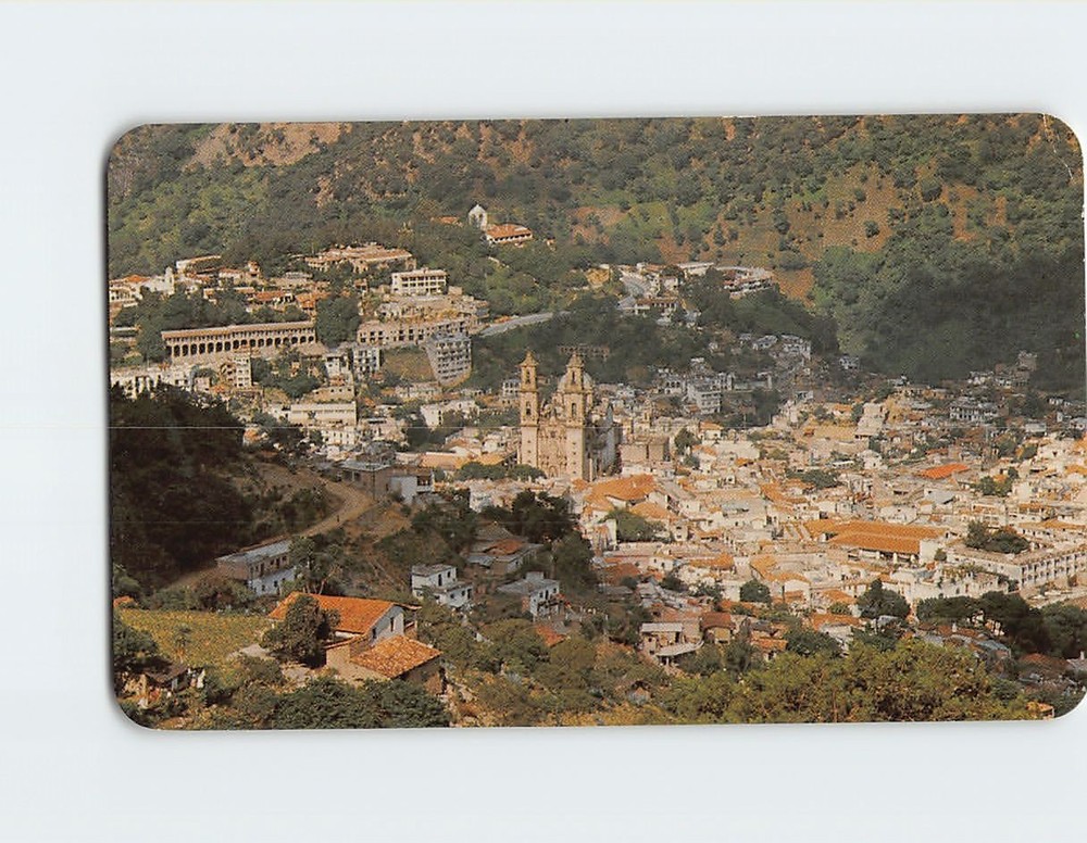 Postcard Panoramic view from the Cumbre Soñada Taxco Mexico