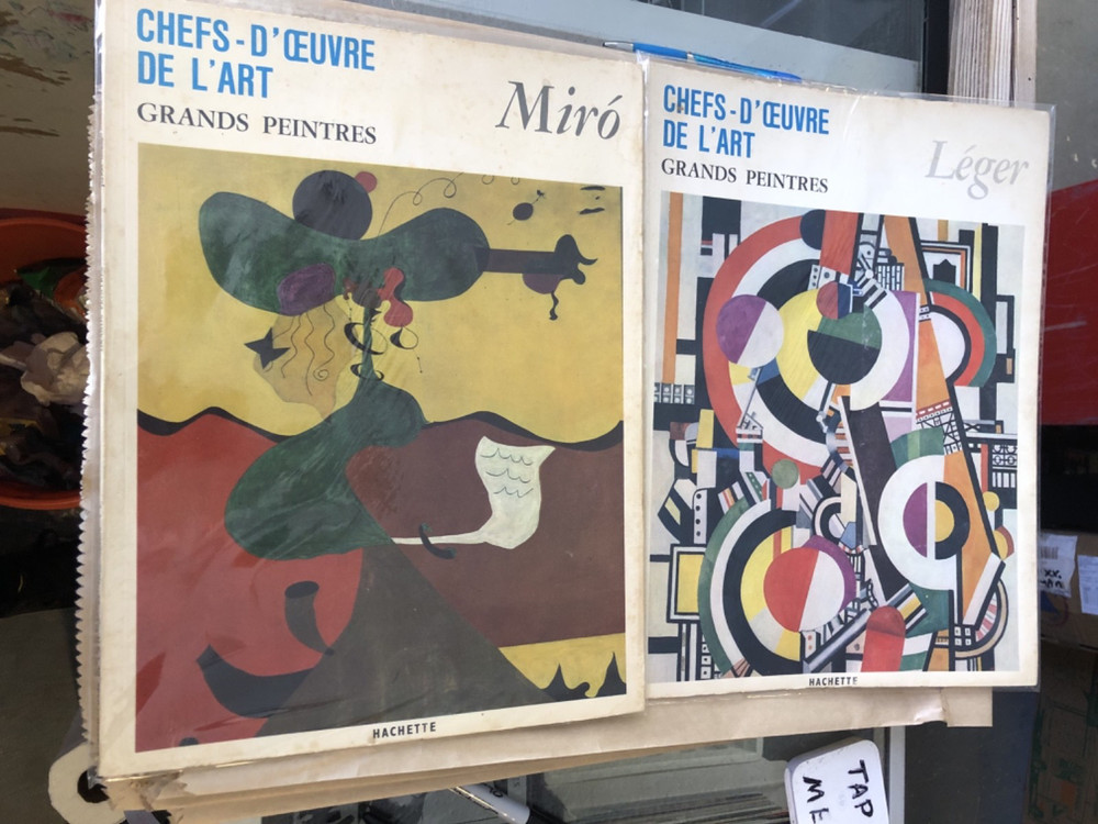 Chefs-D’œuvre de L’art  présente GRANDS PEINTRES  SET of 2  1960s ART BOOKS RARE