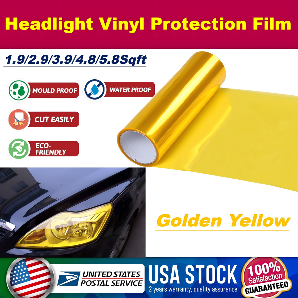 Headlight Taillight Fog Lamp Tint Protector Film Vinyl Wrap Sticker Decal