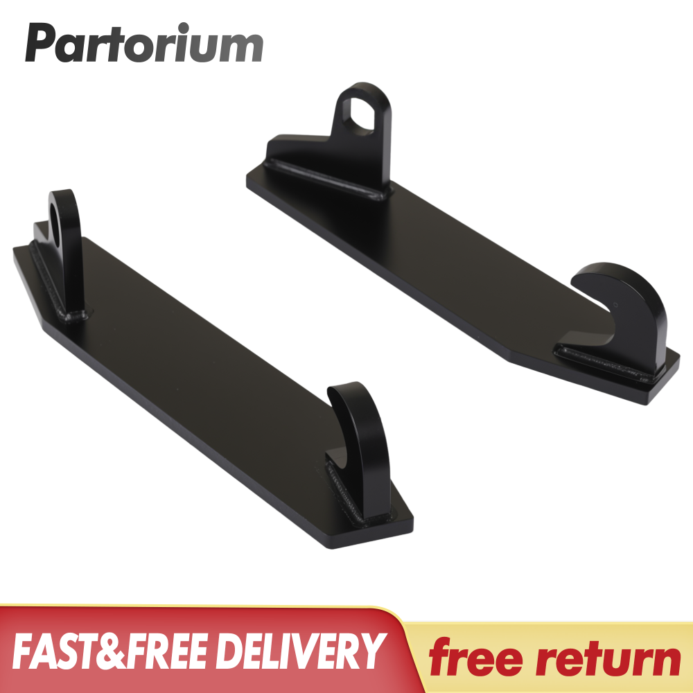 2X Attachment Weld ON Mounting Brackets For John Deere Global Quick Euro Tractor