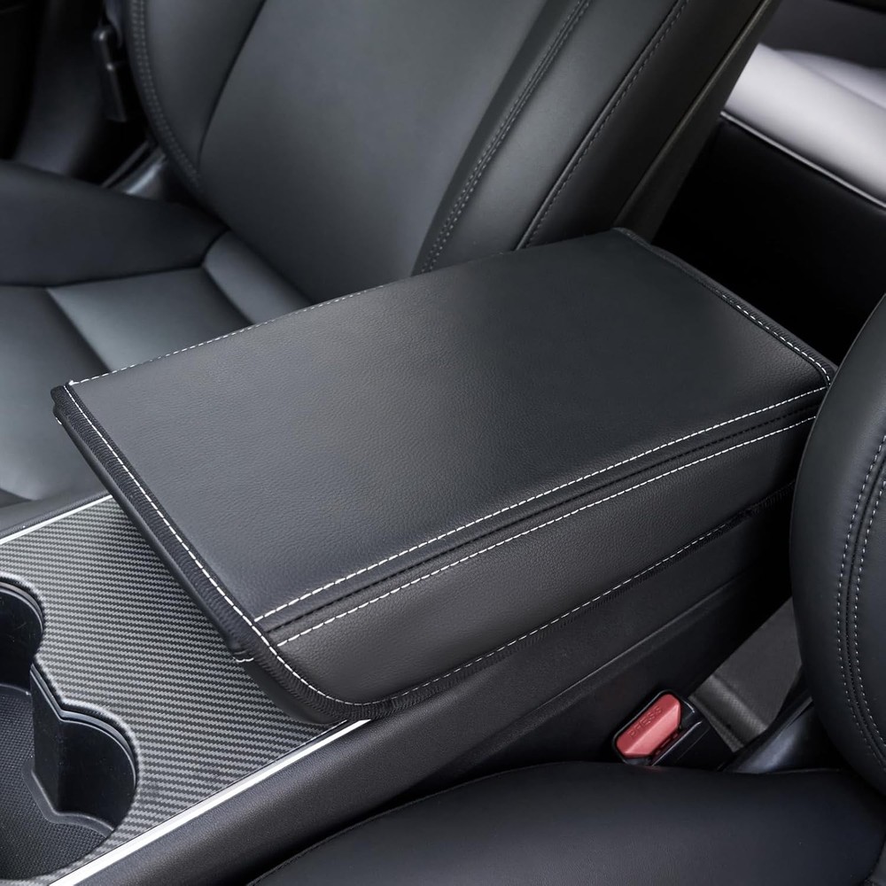 Model 3/Y Armrest Accessories - Center Console Cover - Car Armrest Box Cover Dec