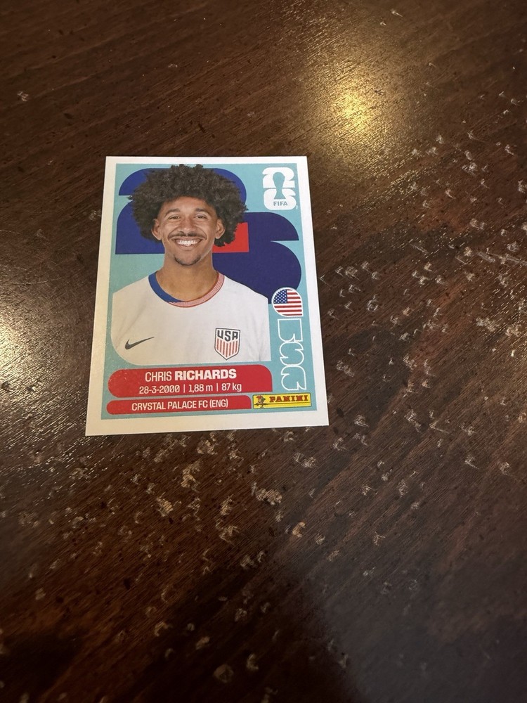 2026 Panini FIFA World Cup Sticker #USA3 Chris Richards