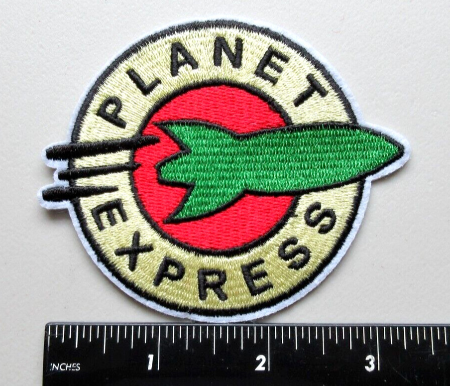 🔥Planet Express Logo Futurama Animated TV Series Embroidered Iron On Patch