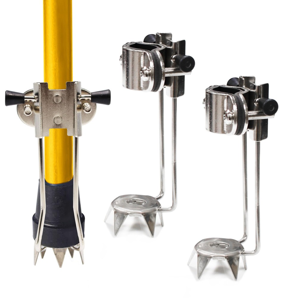 Outdoor Non-Slip Cane Ice Tip Durable Metal 5-Prong Winter Attachment  