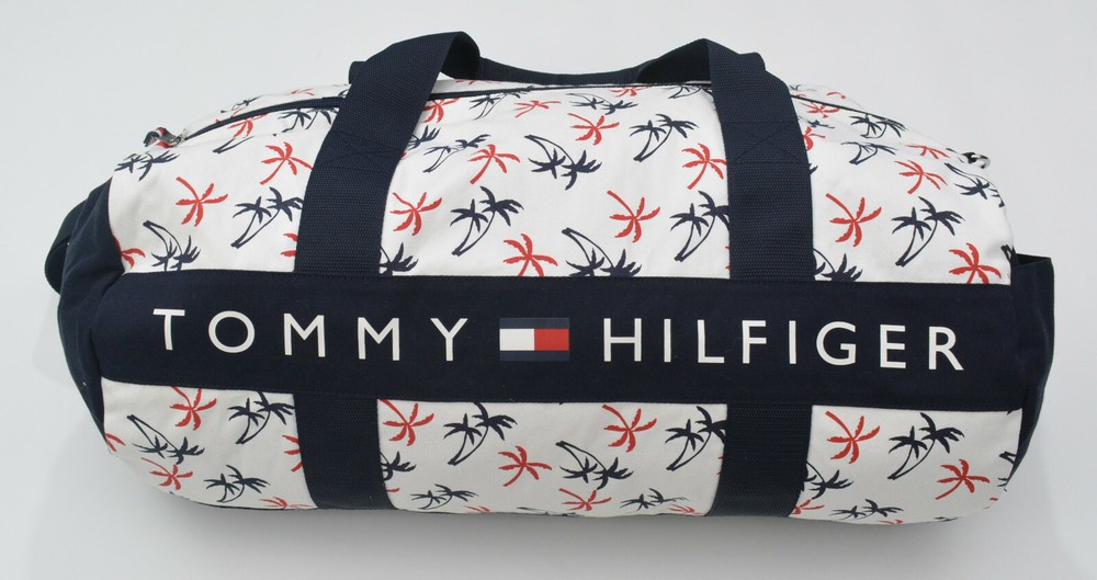 TOMMY HILFIGER Duffel Bag for Travel Gym CarryOn in Sizes S M L Mini