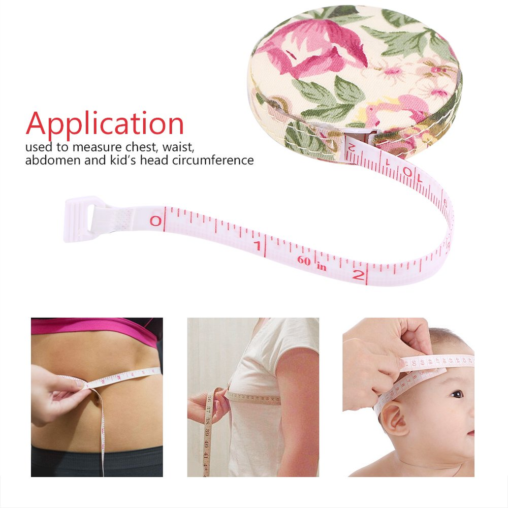 1Pc Tape Measure for Body Retractable Tapeline Ruler for Cloth Sewing Tailor
