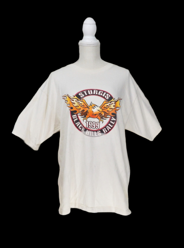 Fruit Of the Loom Lofteez Men's 1999 Sturgis Black Hills Rally T-Shirt Size L