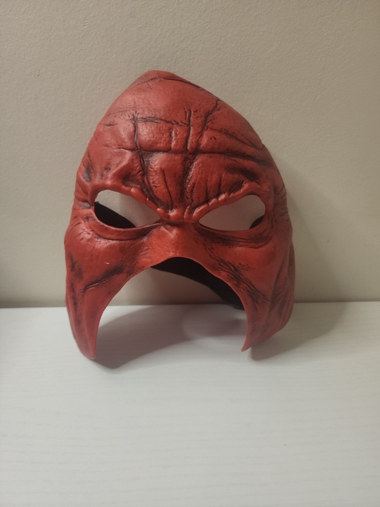 WWE Kane Replica Mask 2012 Mattel Red ‘Team Hell No’ Halloween Costume Wrestling