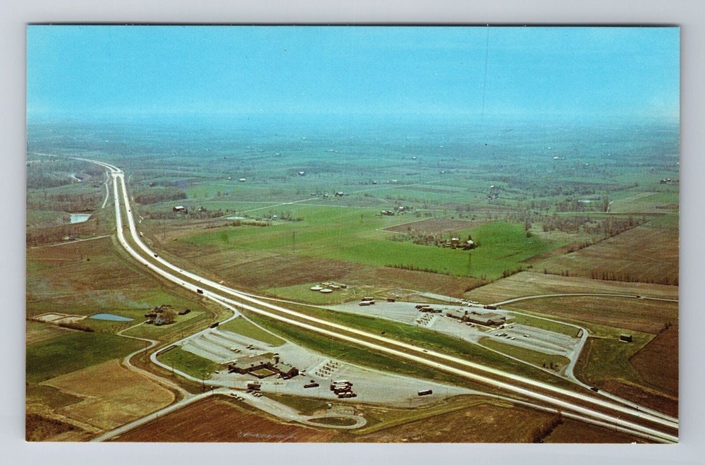 Youngstown OH-Ohio, Ohio Turnpike, Antique, Vintage Souvenir Postcard