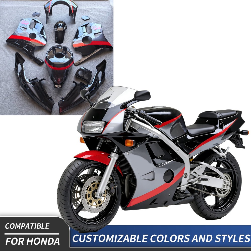 Fit For HONDA CBR250RR MC22 1990 - 1991 Fairing Bodywork Panel Kit Set