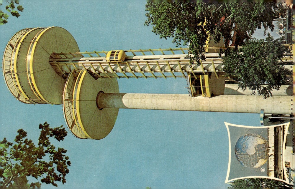 1964-1965 New York State Exhibit World's Fair Queens NY Mid Century Postcard