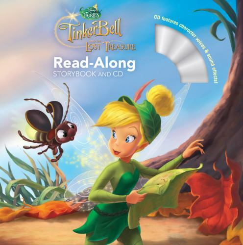 Tinker Bell and the Lost Treasure Read-Along Storybook and CD, Disney Books, Acc