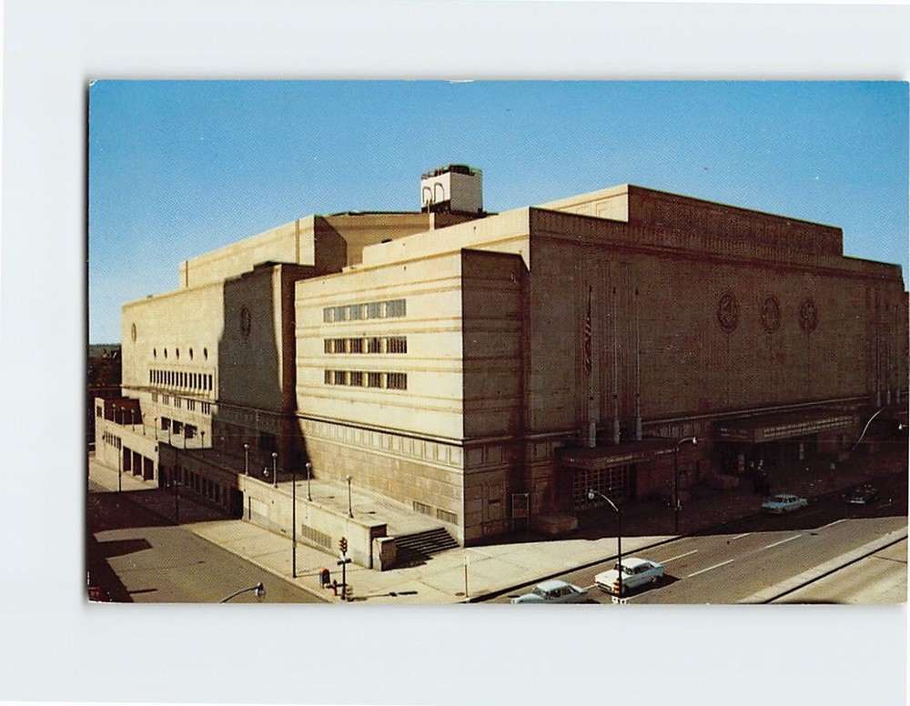 Postcard Municipal Auditorium Kansas City Missouri USA