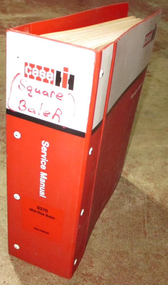 Case IH 8570 Square Baler Service Shop Repair Workshop Manual 1992 ORIGINAL!