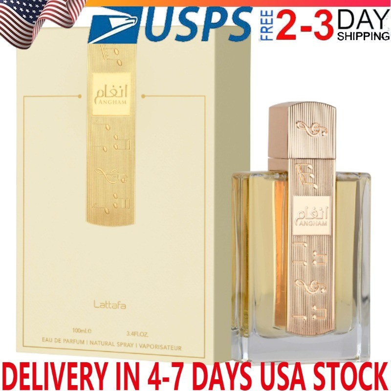 US Stock Ship-3.4oz Lattafa Angham Eau De Parfum Spray Perfume Unisex New in Box