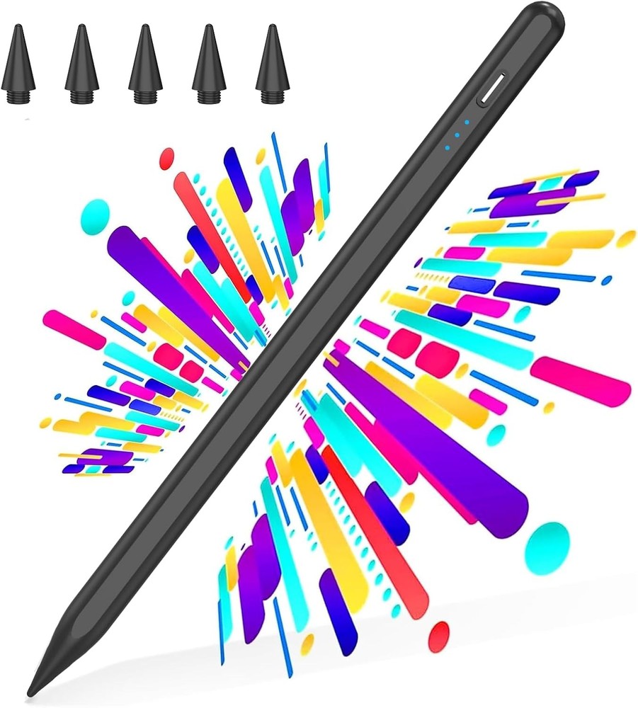 iPad Stylus Pen 2018-2025 - USB-C Fast Charging Magnetic Tilt-Sensitive Apple Pencil Alternative  