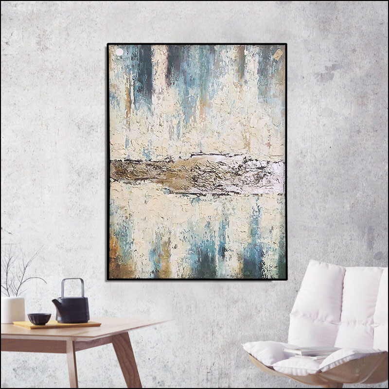 Home Decor Modern Abstract Oil Painting Hand Painted Artwork On Canvas Colorful