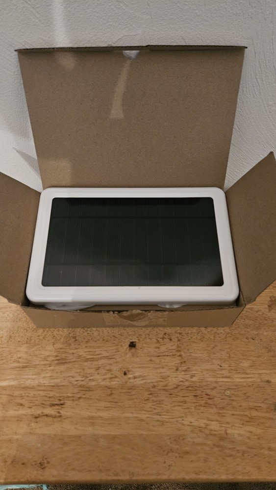NEW Solar Panel Charger White Battery Panel/Stand