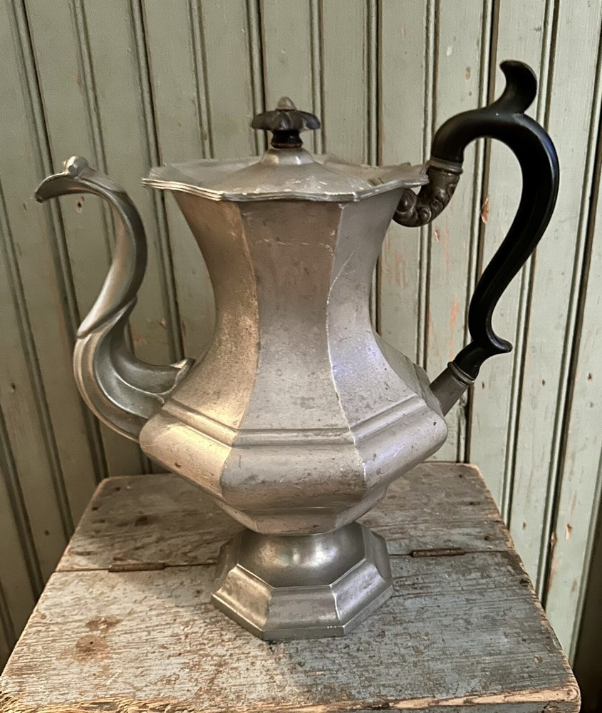 James Dixon & Sons 1538c Pewter Tea Pot 13' Tall Beautiful Display Decor