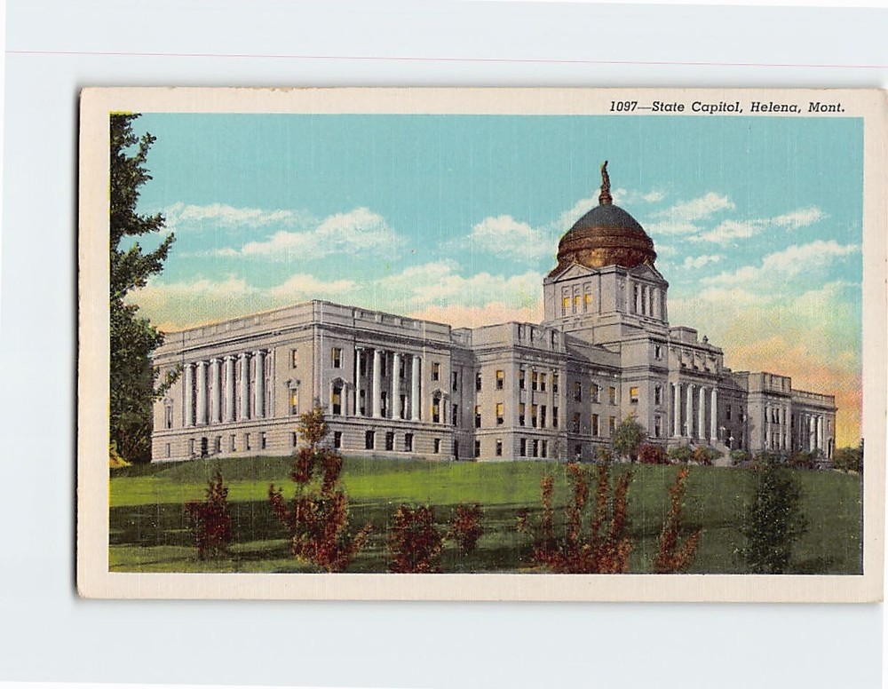 Postcard State Capitol Helena Montana USA