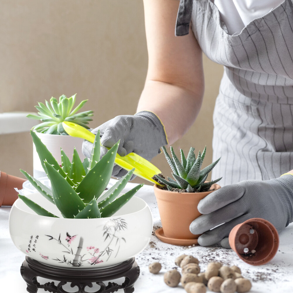 Decorative Round Chic Hydroponic Unique Flower Pot Plant Pot Flower Plant Home