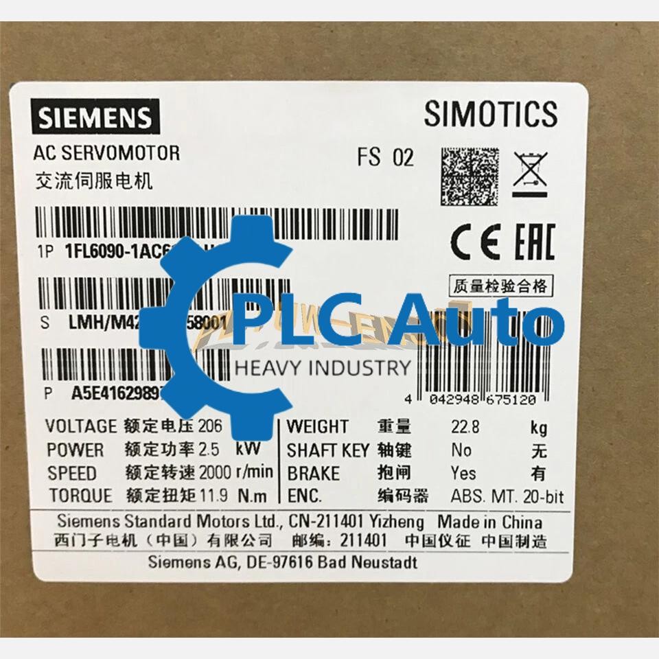 1PC NEW SIEMENS Servo Motor 1FL6090-1AC61-2LH1