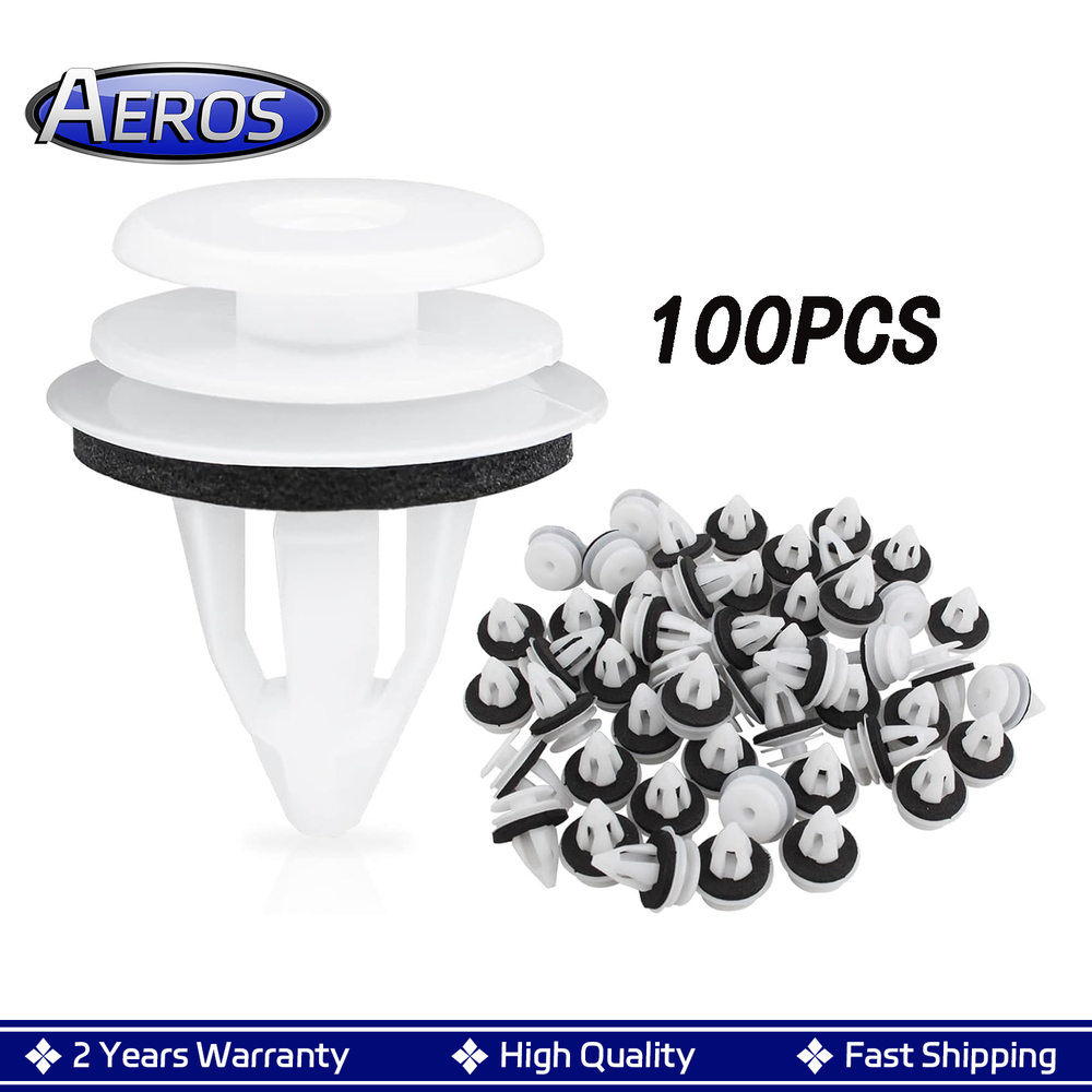 For BMW E21 E30 E90 E91 E92 E93 E12 E28 E60 E61 E23 100pcs Door Trim Panel Clips