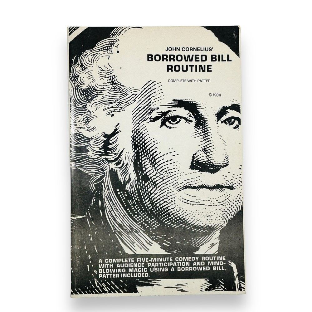 1984 John Cornelius' Borrowed Bill Routine With Tips and Stand-Up Comedy Patter