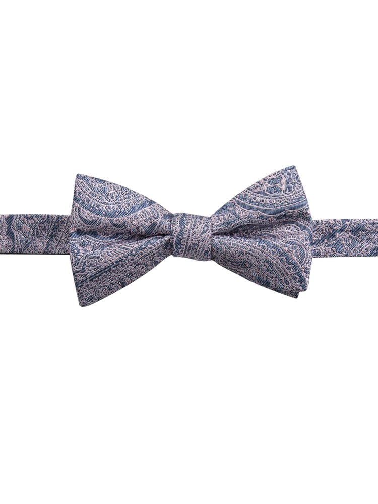 Ryan Seacrest Men's Pink Paisley Pre-Tied Bow Tie for Formal Wear
