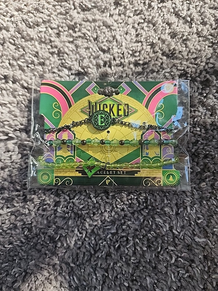 Wicked Elphaba Bracelet Jewelry Set