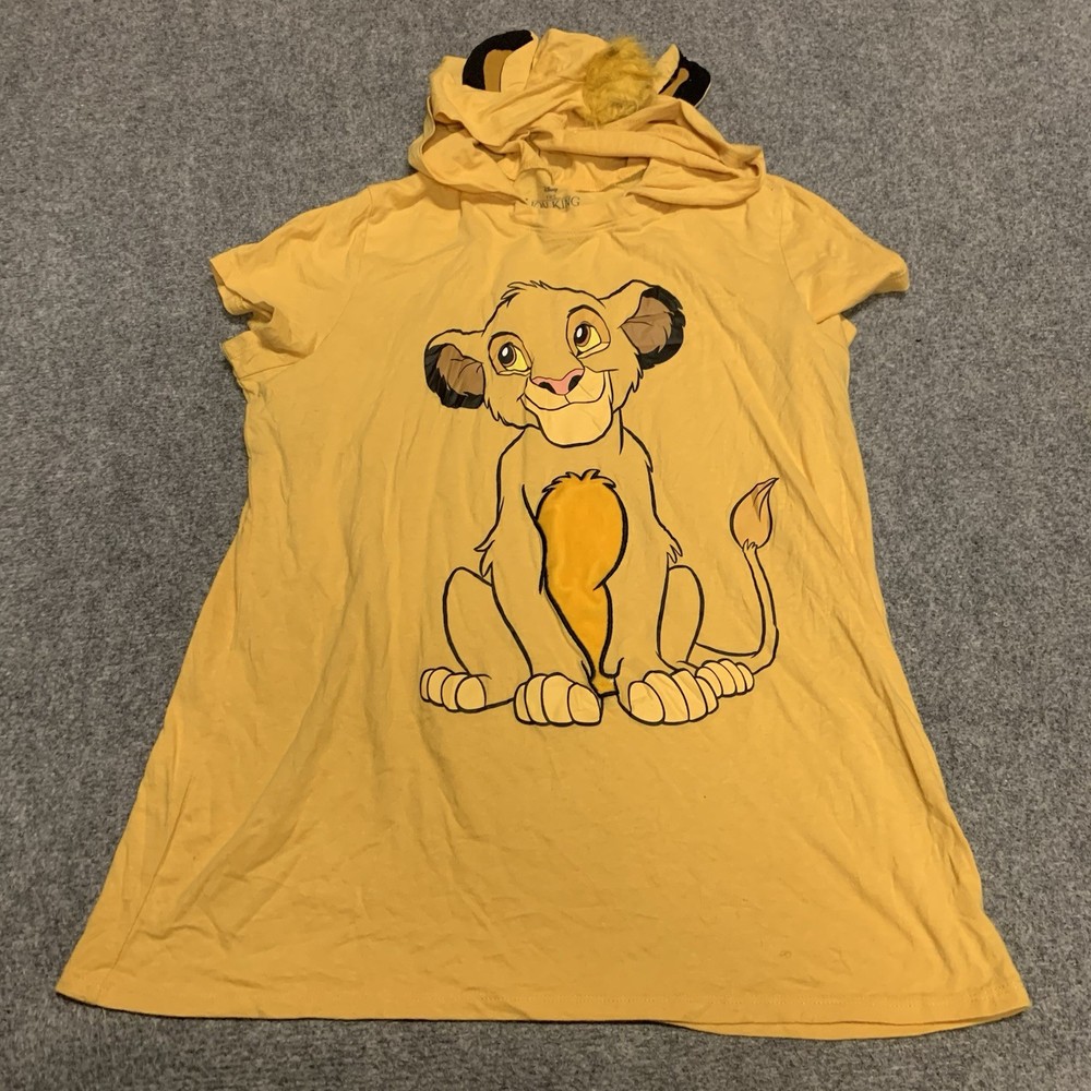 Disney Lion King Hooded Junior Size XL T-Shirt