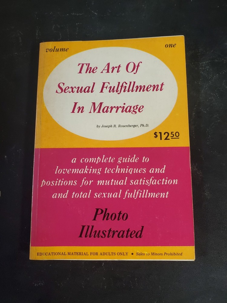 The Art Of Sexual Fulfillment In Marriage Vol 1 & 2 1971 1st Printing. Like New