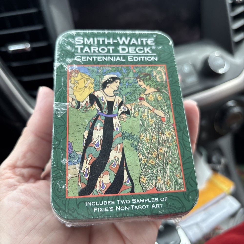 Smith-Waite Centennial Tarot Deck In A Tin by Pamela Colman Smith (English) Card