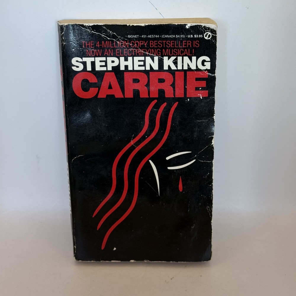 Stephen King CARRIE Signet 1988 Broadway Musical Play Cover PB RARE